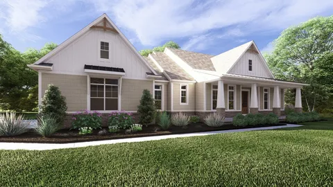 The Siena house plan, exterior view 4